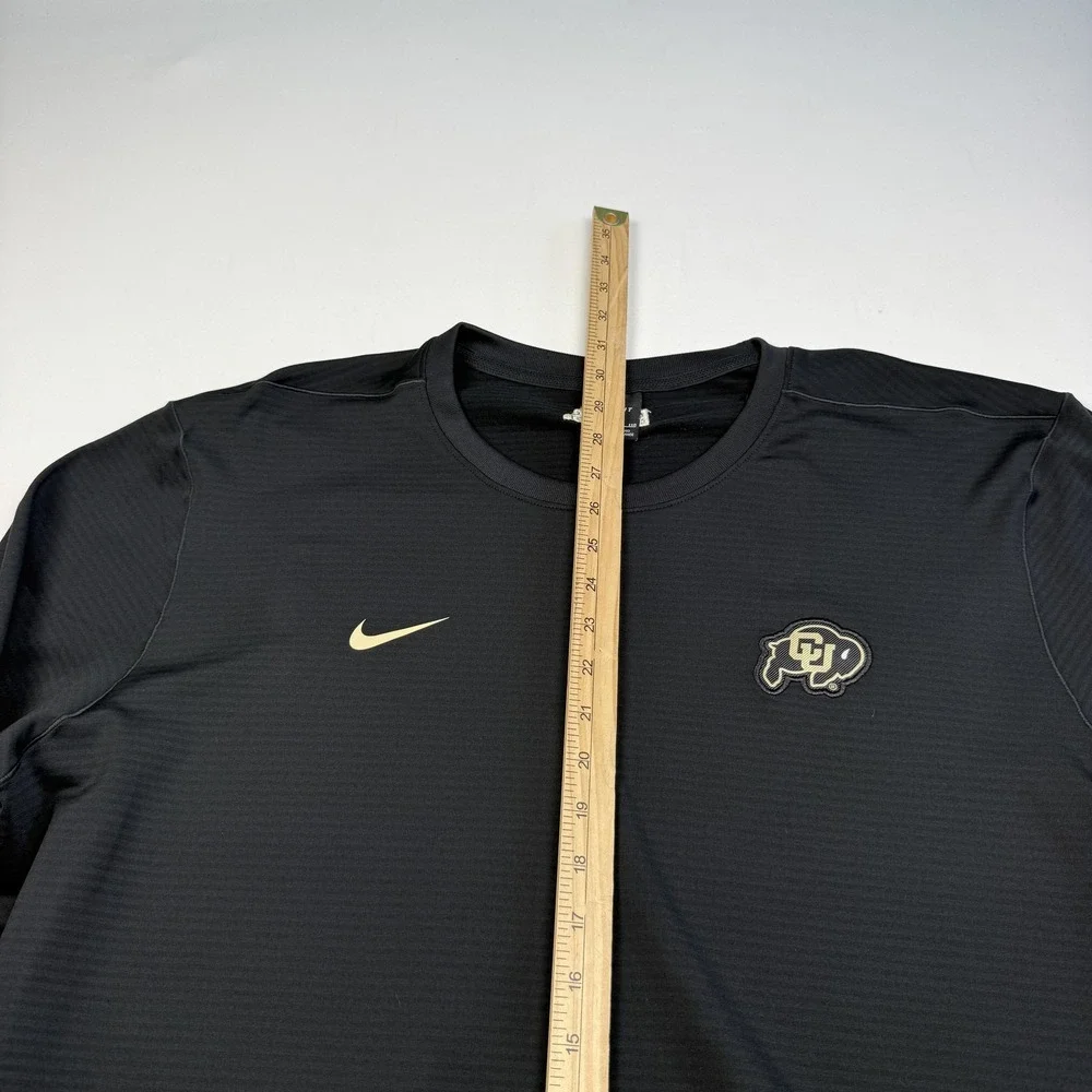 Colorado Buffaloes Shirt Mens 2XL Black NCAA Football Long Sleeve Nike Dri-FIT